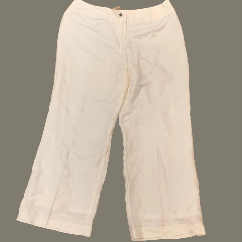 East 5th Casual  Women's White Wide Leg Pant - 18W-SALE
